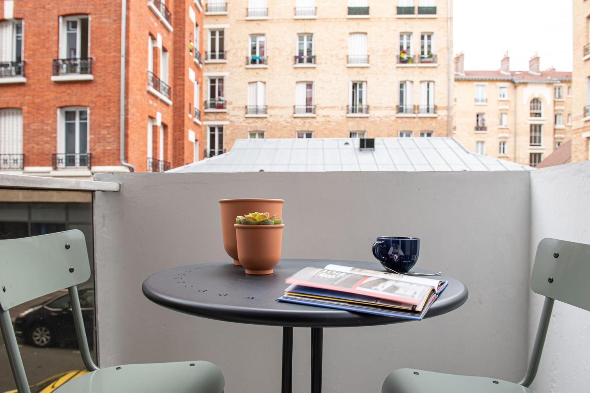 New - Appt Style Le Corbusier Avec Balcon - 8 Pers Διαμέρισμα Παρίσι Εξωτερικό φωτογραφία